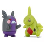 Pokemon - komplet 2 figurek - 38177 Larvitar + Morpeko (Hangry Mode)