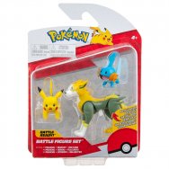 Pokemon - komplet 3 figurek - Boltund, Mudkip i Pikachu (42589)