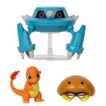 Pokemon - komplet 3 figurek - Charmander, Kabuto i Metang (48131)