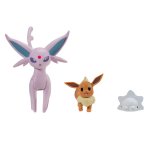 Pokemon - komplet 3 figurek - Eevee, Espeon, Snom (42596)
