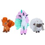 Pokemon - komplet 3 figurek - Galarian Ponyta, Vulpix i Wooloo (38224)