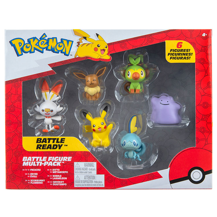 6 Pack Brand new!! Pokemon Battle Figures 