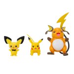 Pokemon: Select: komplet 3 figurek - Ewolucje: Pichu, Pikachu i Raichu (Evolution Multi-Pack)