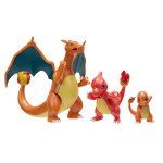 Pokemon: Select: komplet 3 figurek - Ewolucje: Charmander, Charmeleon, Charizard (Evolution Multi-Pack)