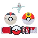 Pokemon - zestaw - Pas, poke ball\'e i figurka Machop (42630)