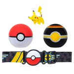 Pokemon - zestaw - Pas, poke ball\'e i figurka Pikachu (42631)