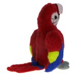 Puchate zwierzaki przytulaki: Maskotka Papuga (czerwona)