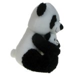 Puchate zwierzaki przytulaki: Maskotka Mama Panda z dzieckiem małym pandziątkiem: zestaw Pandy (93949)