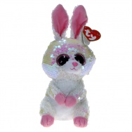 Pupilki (Ty Beanie Boos Flippables): króliczek Bonnie (cekiny) 22cm