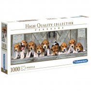 Puzzle 1000 elementów - High Quality Collection: Panorama: pieski Beagle (39435)