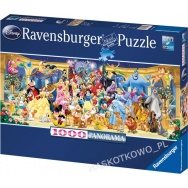 Puzzle 1000 Panorama - Disney Zdjęcie zbiorowe 151097