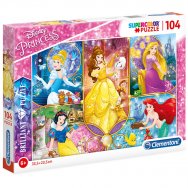 Puzzle 104 elementy - Brilliant Puzzle: Księżniczki Disneya (20140)