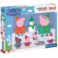 Puzzle 104 elementy MAXI - Świnka Peppa (23752)