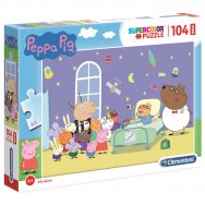 Puzzle 104 elementy MAXI - Świnka Peppa (23735)