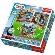 Puzzle 3w1 - Tomek i Przyjaciele 34821
