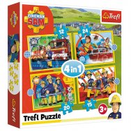 Puzzle 4w1 (12+15+20+24) - Strażak Sam - (34373)