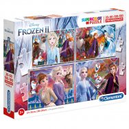 Puzzle Progresywne 4w1 (20+60+100+180) Kraina Lodu 2 : Frozen 2 (21411)