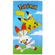 Ręcznik kąpielowy Pokemon (605682) Pikachu i Scorbunny