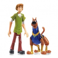 Scooby Doo! - komplet dwóch filmowych figurek: Super Scooby-Doo i Kudłaty (07181)