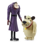 Scooby Doo! - komplet dwóch filmowych figurek: Dick Dastardly (Wredniak) i pies Muttley (Bałwan) (07183)