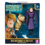 Scooby Doo! - komplet dwóch filmowych figurek: Dick Dastardly (Wredniak) i pies Muttley (Bałwan) (07183)