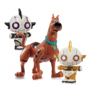 Scooby Doo! - komplet trzech filmowych figurek: Scooby-Doo i dwa roboty (07182)