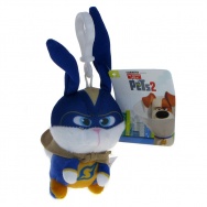 Sekretne życie zwierzaków domowych 2: (breloczek lub mała maskotka) królik Snowball jako kapitan Tuptuś