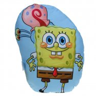 SpongeBob Kanciastoporty - miękka poduszka dekoracyjna SpongeBob i ślimak Gacuś (496301)