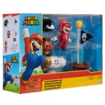 Super Mario: Cloud Diorama: figurki + tekturowe tło (40199)