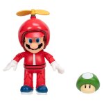 Super Mario: Figurka Helikopterowy Mario i zielony grzybek regeneracji (40827)