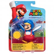 Super Mario: Figurka Mario Pingwin i moneta (40824)