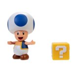 Super Mario: Figurka Niebieski Toad i blok zapytajnik 8,5cm (40313)