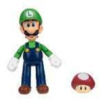 Super Mario: Figurka z akcesorium: Luigi 10cm i super grzybek (41374)