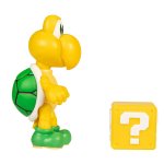 Super Mario: Figurka z akcesorium: Koopa Troopa 9cm i blok znak zapytania (41374)