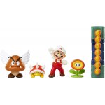 Super Mario: Lava Castle Diorama Set: figurki + tekturowe tło (40015)