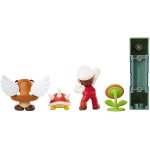 Super Mario: Lava Castle Diorama Set: figurki + tekturowe tło (40015)