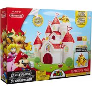 Super Mario: Zestaw do zabawy: Zamek z Grzybowego Królestwa (Deluxe Mushroom Kingdom Castle Playset) 58541 