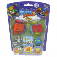 Super Zings: seria 5: komplet 4 figurek Super Zings i dwa aerowagony: zestaw (G)