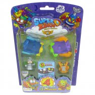 Super Zings: seria 5: komplet 4 figurek Super Zings i dwa aerowagony: zestaw (J)