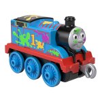 Thomas & Friends: TrackMaster Push Along: Kolejka Tomek (ochlapany kolorową farbą) GHK64