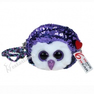 Torebka sowa MOONLIGHT wzorowana na serii Pupilki (Ty Beanie Boos) obszywana cekinami