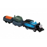 TrackMaster: kolejka Tomek hutnik (Steelworks Thomas) - lokomotywa + 2 wagony