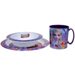 Zestaw naczyń dla dzieci (microwaveable plastic) - Frozen II Karaina : Lodu II (35004)