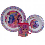 Zestaw naczyń dla dzieci (microwaveable plastic) - My Little Pony: Nowe Pokolenie