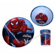 Zestaw naczyń dla dzieci (melamina) - Spider-Man